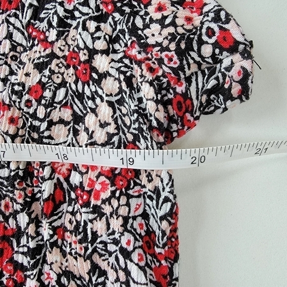 Liz Claiborne Mini Floral Rayon Size Large - Picture 8 of 8